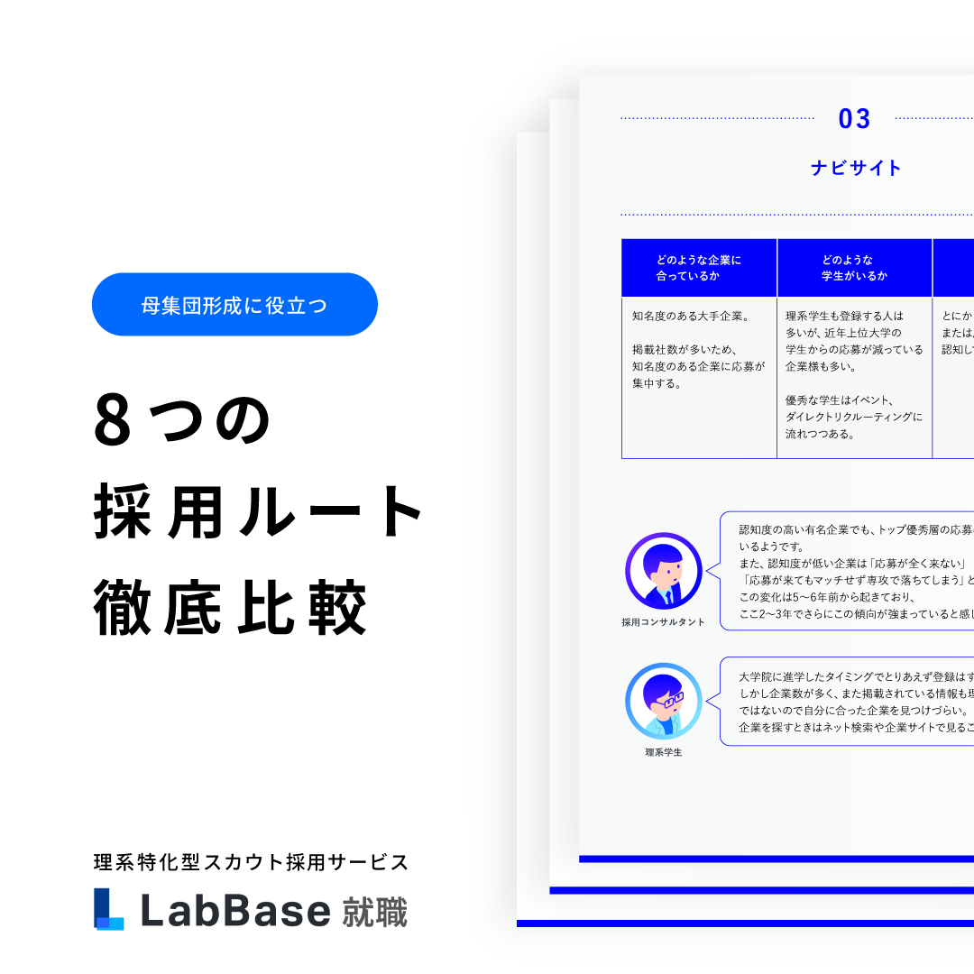 8つの採用手法徹底比較| 株式会社POL（ポル） | 企業様向けLabBase